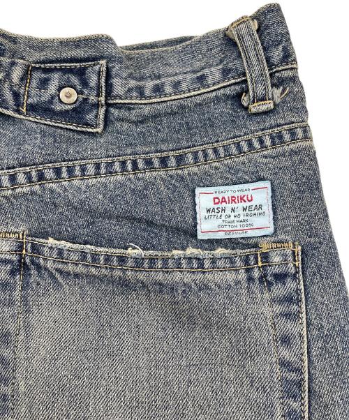 DAIRIKU（ダイリク）DAIRIKU (ダイリク) ダメージ加工デニムパンツ インディゴ サイズ:31の古着・服飾アイテム