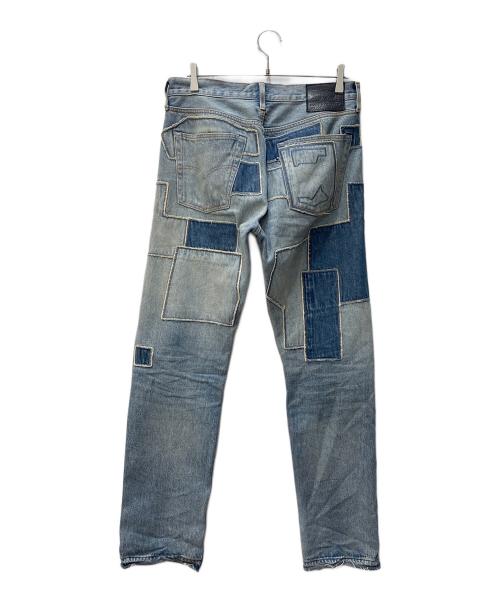 LEVI'S MADE&CRAFTED（リーバイスメイドクラフテッド）LEVI'S MADE&CRAFTED (リーバイスメイドクラフテッド) パッチワーク加工デニムパンツ インディゴ サイズ:W31の古着・服飾アイテム