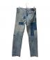 LEVI'S MADE&CRAFTED (リーバイスメイドクラフテッド) パッチワーク加工デニムパンツ インディゴ サイズ:W31：10000円