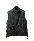 ）の古着「ミリタリー リバーシブル ハイネック ダウンベスト」｜ブラック