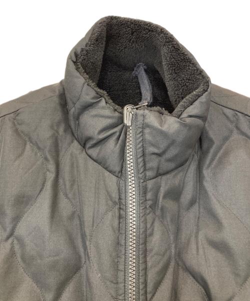 TAION（タイオン）TAION (タイオン) ミリタリー リバーシブル ハイネック ダウンベスト ブラック サイズ:Mの古着・服飾アイテム