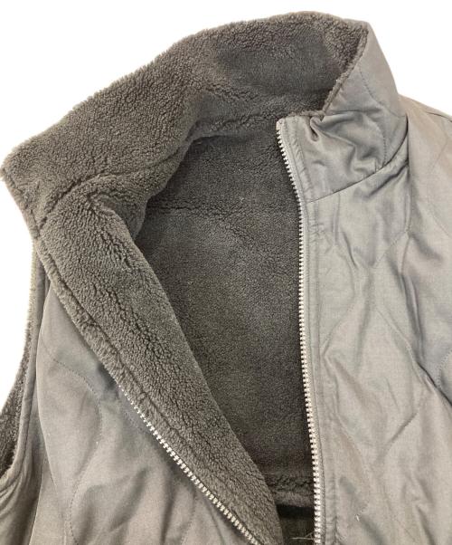 TAION（タイオン）TAION (タイオン) ミリタリー リバーシブル ハイネック ダウンベスト ブラック サイズ:Mの古着・服飾アイテム