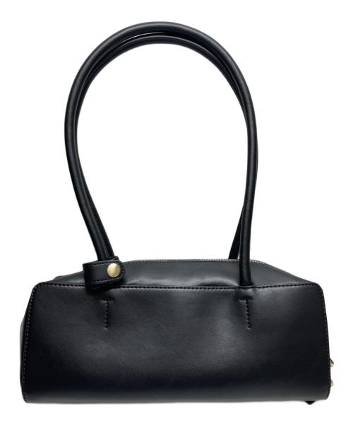 SALON adam et rope'（サロンアダムエロペ）SALON adam et rope' (サロンアダムエロペ) スプリットレザーワイドバッグ ブラックの古着・服飾アイテム