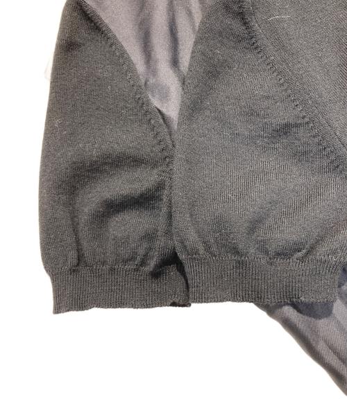 Salvatore Ferragamo（サルヴァトーレ フェラガモ）Salvatore Ferragamo (サルヴァトーレ フェラガモ) 半袖シルクニット ブラック サイズ:Mの古着・服飾アイテム