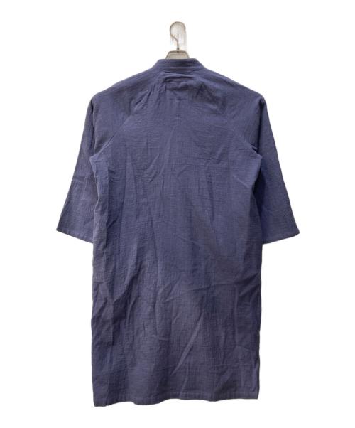 08MAB（ゼロハチマブ）08MAB (ゼロハチマブ) リネン混コットンワンピース インディゴ サイズ:M～Lの古着・服飾アイテム
