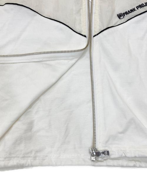 PRANK PROJECT（プランクプロジェクト）PRANK PROJECT (プランクプロジェクト) Bicolor Cropped Zip Tops アイボリー サイズ:FREEの古着・服飾アイテム