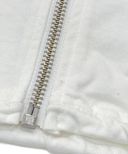 PRANK PROJECT（プランクプロジェクト）PRANK PROJECT (プランクプロジェクト) Bicolor Cropped Zip Tops アイボリー サイズ:FREEの古着・服飾アイテム