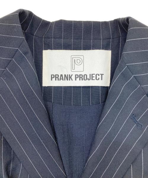 PRANK PROJECT（プランクプロジェクト）PRANK PROJECT (プランクプロジェクト) ストライプシャツ ブラック サイズ:FREEの古着・服飾アイテム