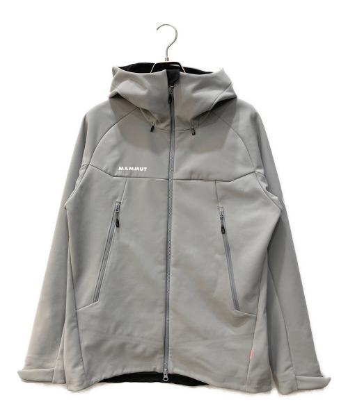 MAMMUT（マムート）MAMMUT (マムート) WINTERFIELD SO HOODED JACKET グレー サイズ:Ｍの古着・服飾アイテム