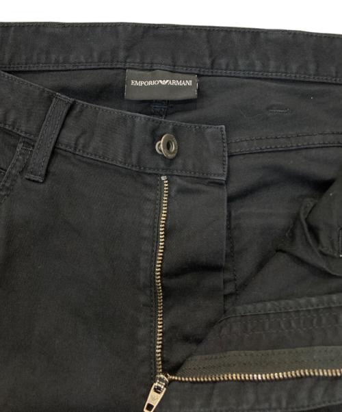 EMPORIO ARMANI（エンポリオアルマーニ）EMPORIO ARMANI (エンポリオアルマーニ) ストレッチデニムパンツ ブラック サイズ:W32の古着・服飾アイテム