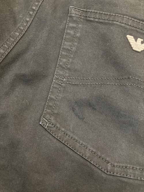 EMPORIO ARMANI（エンポリオアルマーニ）EMPORIO ARMANI (エンポリオアルマーニ) ストレッチデニムパンツ ブラック サイズ:W32の古着・服飾アイテム