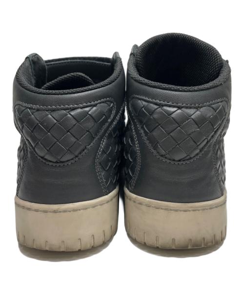 BOTTEGA VENETA（ボッテガベネタ）BOTTEGA VENETA (ボッテガベネタ) ハイカットスニーカー グレー サイズ:42の古着・服飾アイテム