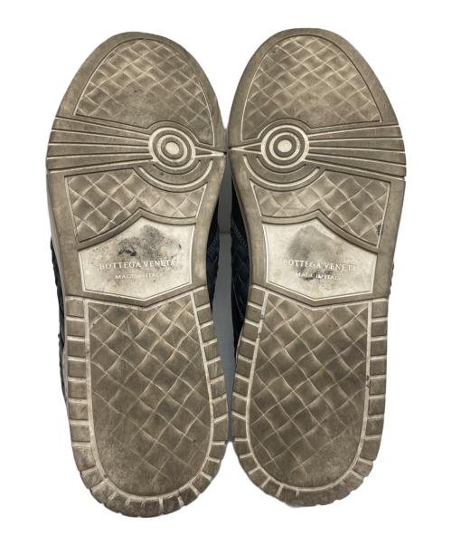BOTTEGA VENETA（ボッテガベネタ）BOTTEGA VENETA (ボッテガベネタ) ハイカットスニーカー グレー サイズ:42の古着・服飾アイテム