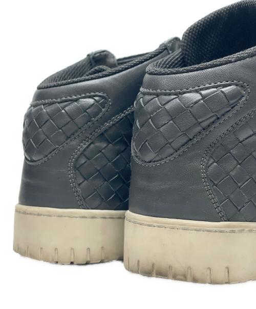 BOTTEGA VENETA（ボッテガベネタ）BOTTEGA VENETA (ボッテガベネタ) ハイカットスニーカー グレー サイズ:42の古着・服飾アイテム