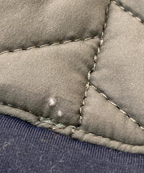 MONCLER GRENOBLE（モンクレール グルノーブル）MONCLER GRENOBLE (モンクレール グルノーブル) MAGLIA CARDIGAN ネイビー×グレー サイズ:XLの古着・服飾アイテム