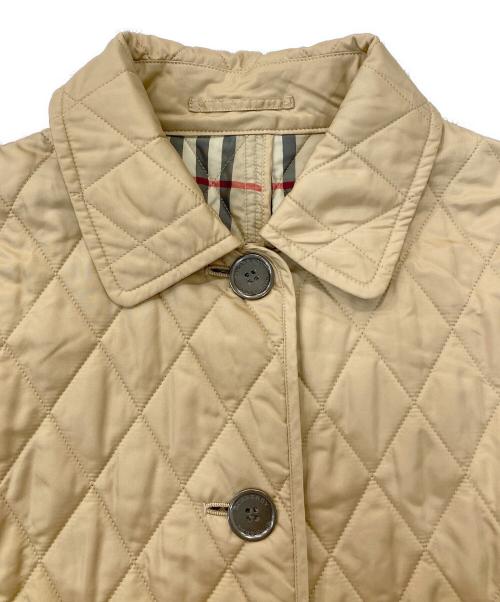 BURBERRY LONDON（バーバリーロンドン）BURBERRY LONDON (バーバリーロンドン) ノバチェックキルティングコート ベージュ サイズ:9の古着・服飾アイテム