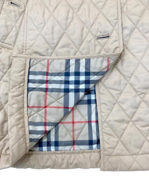 BURBERRY LONDON（バーバリーロンドン）BURBERRY LONDON (バーバリーロンドン) ノバチェックキルティングコート ベージュ サイズ:9の古着・服飾アイテム