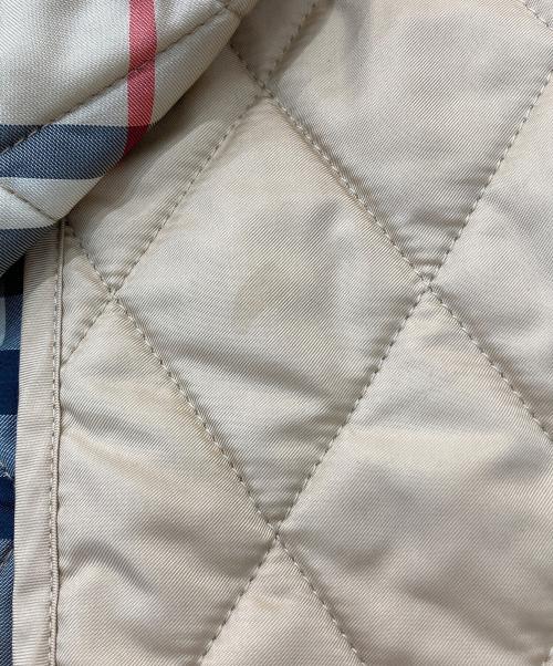 BURBERRY LONDON（バーバリーロンドン）BURBERRY LONDON (バーバリーロンドン) ノバチェックキルティングコート ベージュ サイズ:9の古着・服飾アイテム