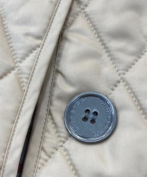 BURBERRY LONDON（バーバリーロンドン）BURBERRY LONDON (バーバリーロンドン) ノバチェックキルティングコート ベージュ サイズ:9の古着・服飾アイテム