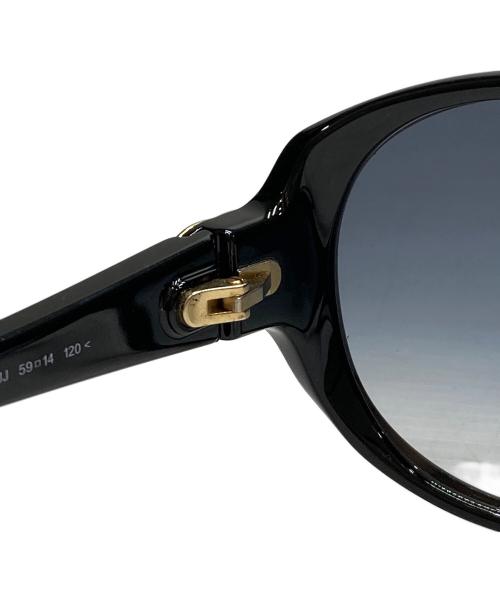 GUCCI（グッチ）GUCCI (グッチ) インターロッキングG シェリーライン GG ブラック サイズ:59□14 120の古着・服飾アイテム