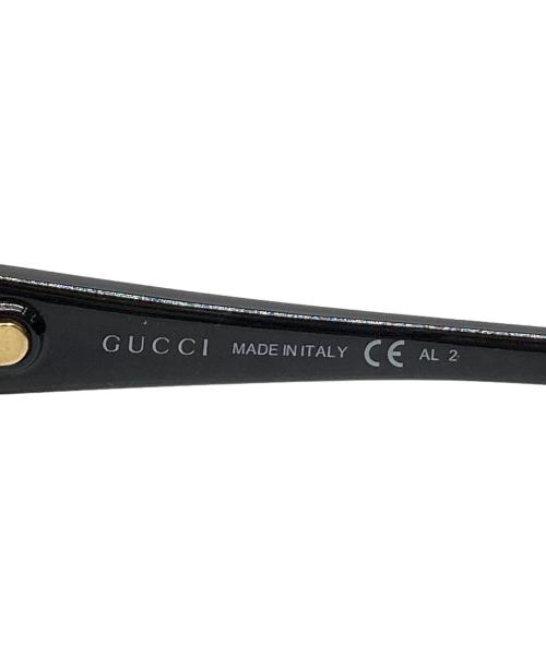 GUCCI（グッチ）GUCCI (グッチ) インターロッキングG シェリーライン GG ブラック サイズ:59□14 120の古着・服飾アイテム