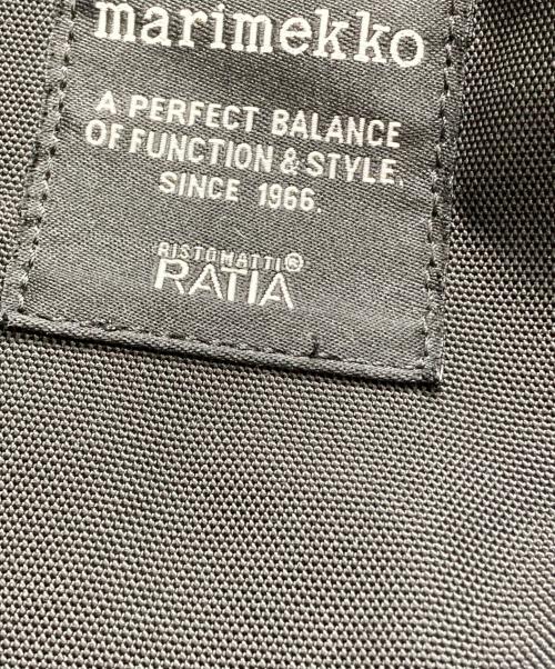 marimekko（マリメッコ）marimekko (マリメッコ) リュック ブラックの古着・服飾アイテム