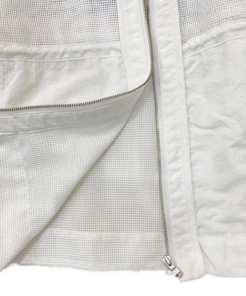 Adam et Rope（アダム エ ロペ）Adam et Rope (アダム エ ロペ) ドロストシアーメッシュカーディガン ホワイト サイズ:Freeの古着・服飾アイテム