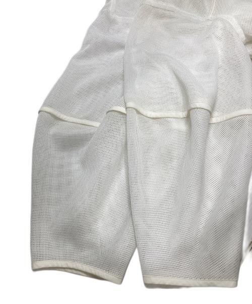 Adam et Rope（アダム エ ロペ）Adam et Rope (アダム エ ロペ) ドロストシアーメッシュカーディガン ホワイト サイズ:Freeの古着・服飾アイテム