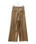 MUSE de Deuxieme Classe (ミューズ ドゥーズィエム クラス) GABARDINE WIDE PANT ベージュ サイズ:36：9000円