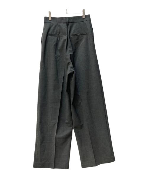 Whim Gazette（ウィムガゼット）Whim Gazette (ウィムガゼット) ワイドタックパンツ グレー サイズ:38の古着・服飾アイテム