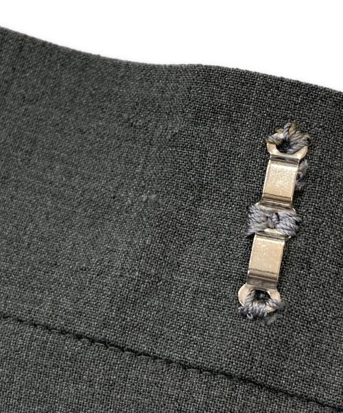 Whim Gazette（ウィムガゼット）Whim Gazette (ウィムガゼット) ワイドタックパンツ グレー サイズ:38の古着・服飾アイテム