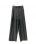 Whim Gazette（ウィムガゼット）の古着「ワイドタックパンツ」｜グレー
