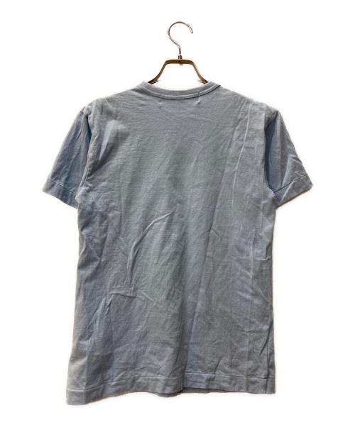 COMME des GARCONS（コムデギャルソン）COMME des GARCONS (コムデギャルソン) RED PLAY BIG HEART TEE スカイブルー サイズ:Sの古着・服飾アイテム