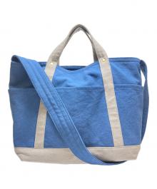 TEJIKA（テジカ）の古着「キャンバス2WAYバッグ」｜ブルー