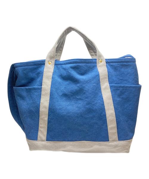 TEJIKA（テジカ）TEJIKA (テジカ) キャンバス2WAYバッグ ブルーの古着・服飾アイテム