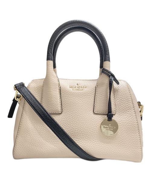 Kate Spade（ケイトスペード）Kate Spade (ケイトスペード) 2WAYバッグ ベージュの古着・服飾アイテム