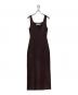 TODAYFUL（トゥデイフル）の古着「SQUARENECK KNIT DRESS」｜ブラウン