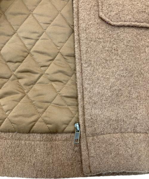 Mila Owen（ミラオーウェン）Mila Owen (ミラオーウェン) ボア衿カバーオールジャケット ブラウン サイズ:1の古着・服飾アイテム