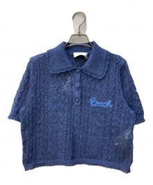 COACH（コーチ）の古着「CRPD KNIT POLO」｜ブルー