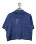 COACH (コーチ) CRPD KNIT POLO ブルー サイズ:M  未使用品：10000円