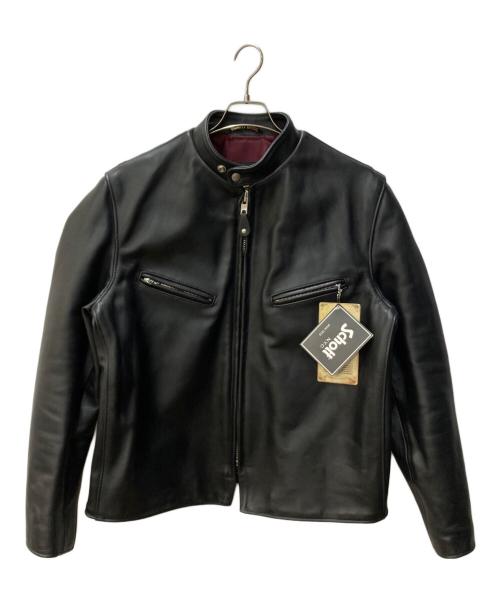 SCHOTT BROS.（ショット）SCHOTT BROS. (ショットブロス) シングルライダースジャケット ブラック サイズ:44の古着・服飾アイテム