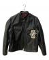 SCHOTT BROS.（ショットブロス）の古着「シングルライダースジャケット」｜ブラック