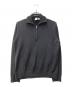 ARMANI COLLEZIONI（アルマーニ コレツィオーニ）の古着「ハーフジップニット」｜ブラック