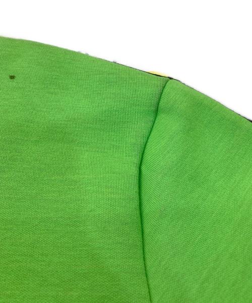 ARMANI EXCHANGE（アルマーニ エクスチェンジ）ARMANI EXCHANGE (アルマーニ エクスチェンジ) メッシュ切替 ボンディングジップアップパーカー グリーン サイズ:Lの古着・服飾アイテム