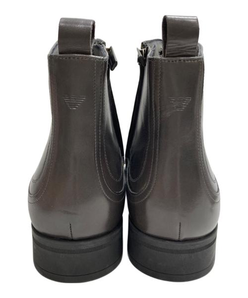 EMPORIO ARMANI（エンポリオアルマーニ）EMPORIO ARMANI (エンポリオアルマーニ) ショートブーツ グレー サイズ:43の古着・服飾アイテム