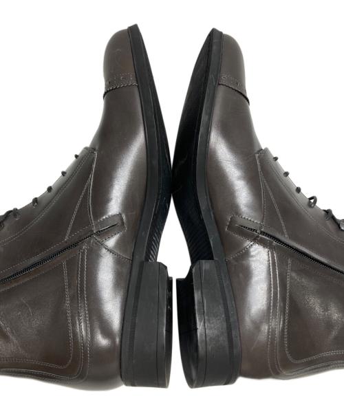 EMPORIO ARMANI（エンポリオアルマーニ）EMPORIO ARMANI (エンポリオアルマーニ) ショートブーツ グレー サイズ:43の古着・服飾アイテム