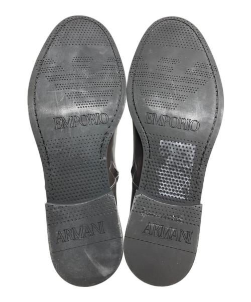 EMPORIO ARMANI（エンポリオアルマーニ）EMPORIO ARMANI (エンポリオアルマーニ) ショートブーツ グレー サイズ:43の古着・服飾アイテム