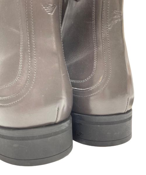 EMPORIO ARMANI（エンポリオアルマーニ）EMPORIO ARMANI (エンポリオアルマーニ) ショートブーツ グレー サイズ:43の古着・服飾アイテム