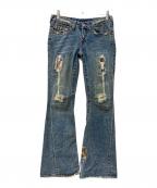 TRUE RELIGIONトゥルー レリジョン）の古着「デニムパンツ」｜インディゴ