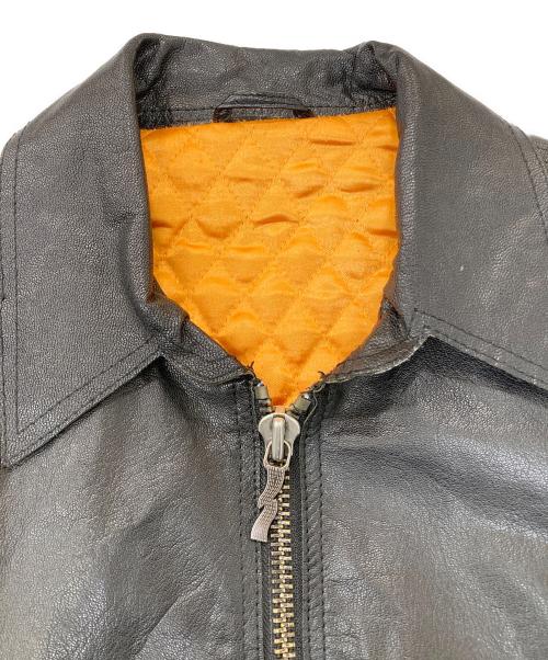 NUDIE JEANS（ヌーディー・ジーンズ）NUDIE JEANS (ヌーディー・ジーンズ) ラムレザージャケット ブラック サイズ:XLの古着・服飾アイテム